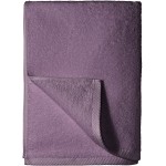 AmazonBasics Quick-Dry, Luxurious, Soft, 100% Cotton Towels, Lavender - Set of 2 Bath Towels